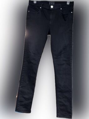 Like new men’s RTA 33 waist USA made Japanese selvedge denim Black out Jeans